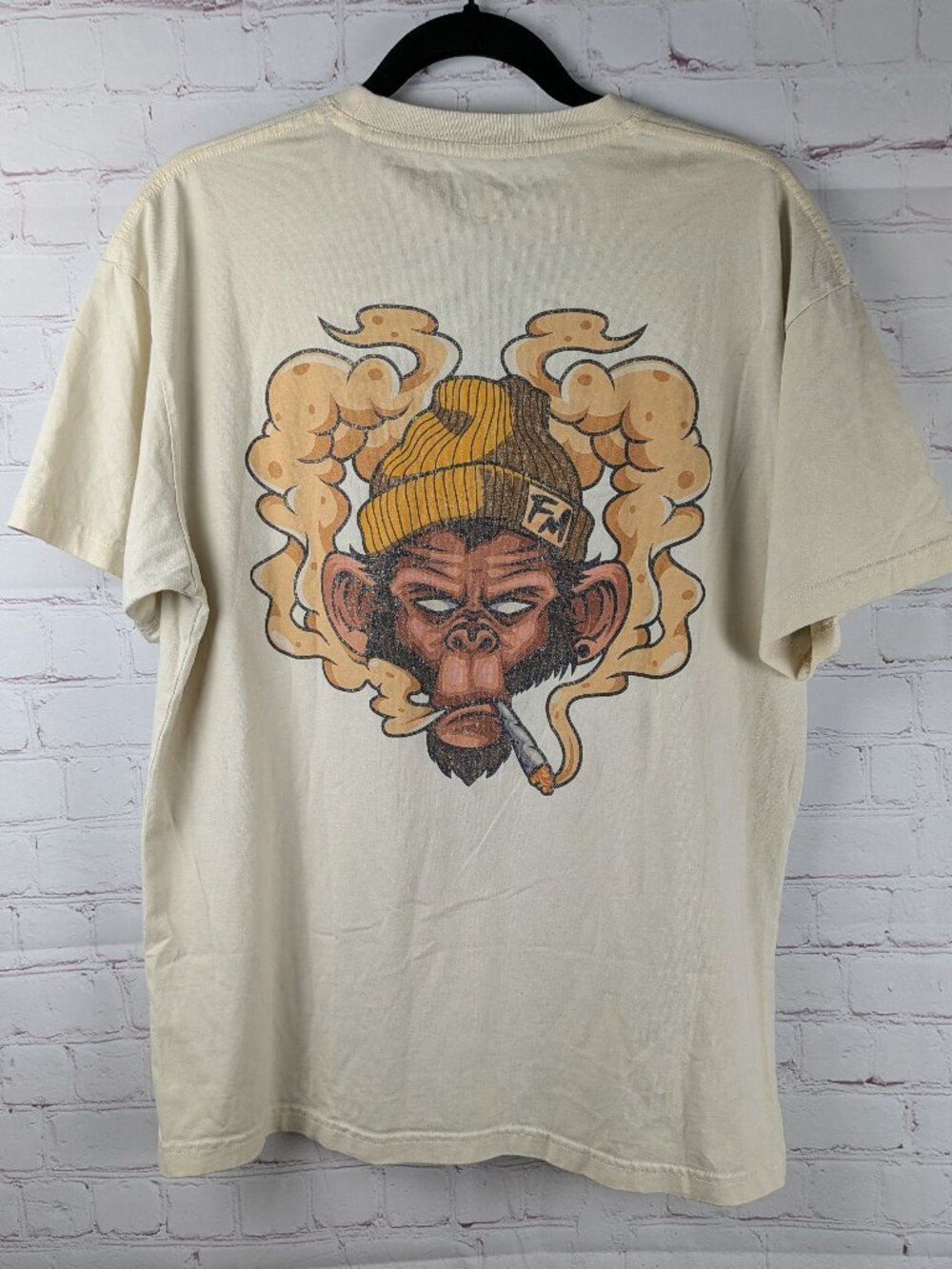 Flying Monkey Retro Smoking Monkey Tee M